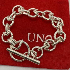 UNO de 50 GAMEOF3 BRACELET T-bar fastener Silver-Plated Jewelry Women Bracelet